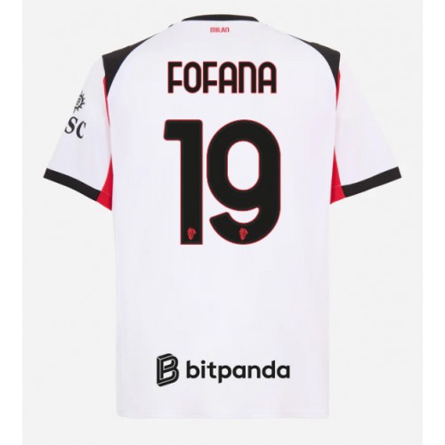 AC Milan Youssouf Fofana #19 Replica Away Stadium Shirt 2025-26 Short Sleeve AC Milan Youssouf Fofana #19 Replica Away Stadium Shirt 2025-26 Short Sleeve